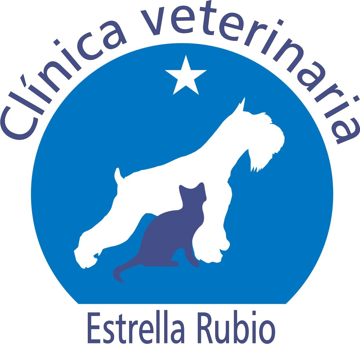 logo clínica veterinaria estrella rubio